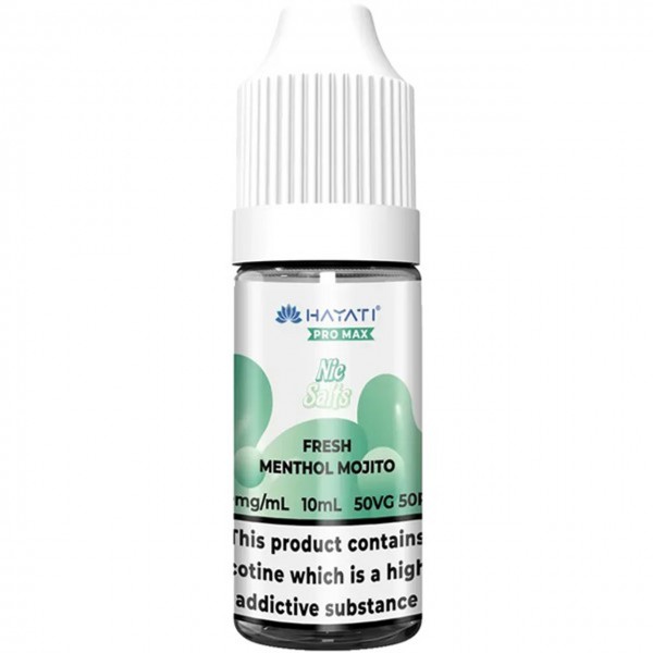Fresh Menthol Mojito Nic Salt E Liquid 10ml By Hayati Pro Max