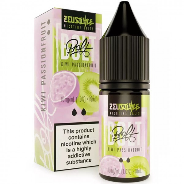 Kiwi Passionfruit Nic Salt E Liquid 10ml by Bolt