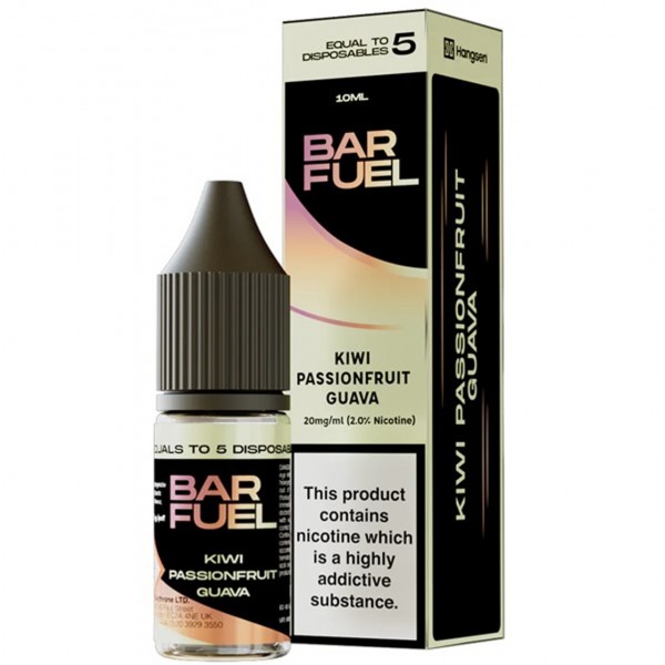 Kiwi Passionfruit Guava Bar Fuel Nic Salt E Liquid 10ml by Hangsen