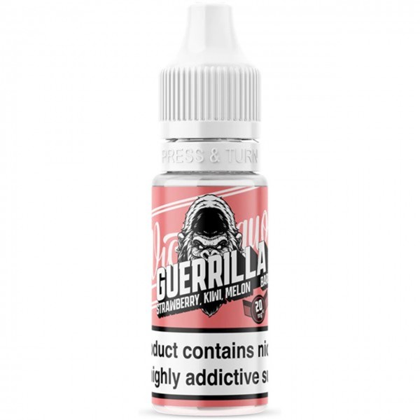 Strawberry Kiwi Melon Nic Salt E Liquid 10ml by Guerrilla Bar