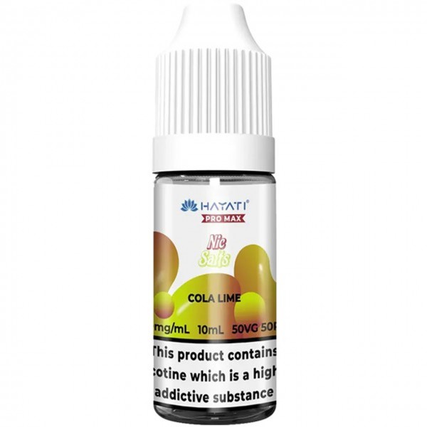 Cola Lime Nic Salt E Liquid 10ml By Hayati Pro Max