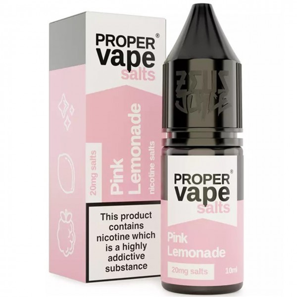 Pink Lemonade Nic Salt E Liquid 10ml by Proper Vape