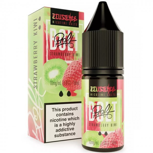 Strawberry Kiwi Nic Salt E Liquid 10ml by Bolt