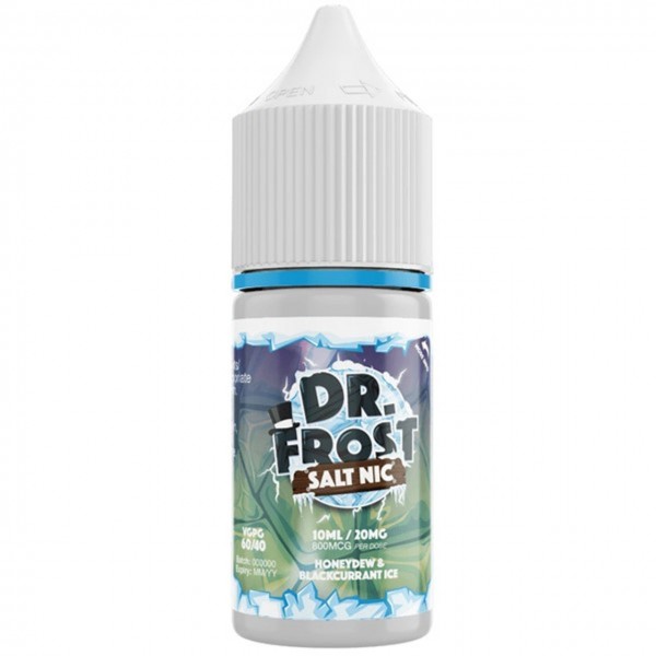 Honeydew & Blackcurrant Ice Nic Salt 20mg E Liquid 10ml By Dr Frost