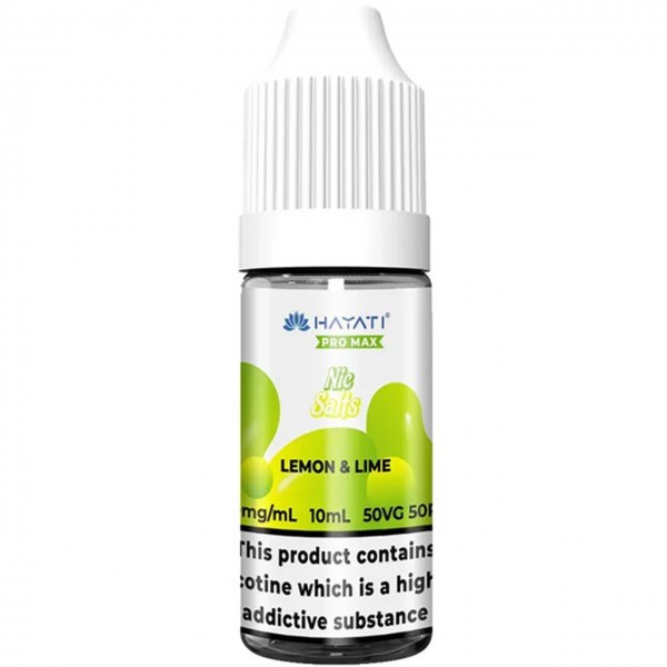 Lemon & Lime Nic Salt E Liquid 10ml By Hayati Pro Max