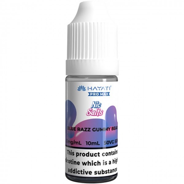 Blue Razz Gummy Bear Nic Salt E Liquid 10ml By Hayati Pro Max