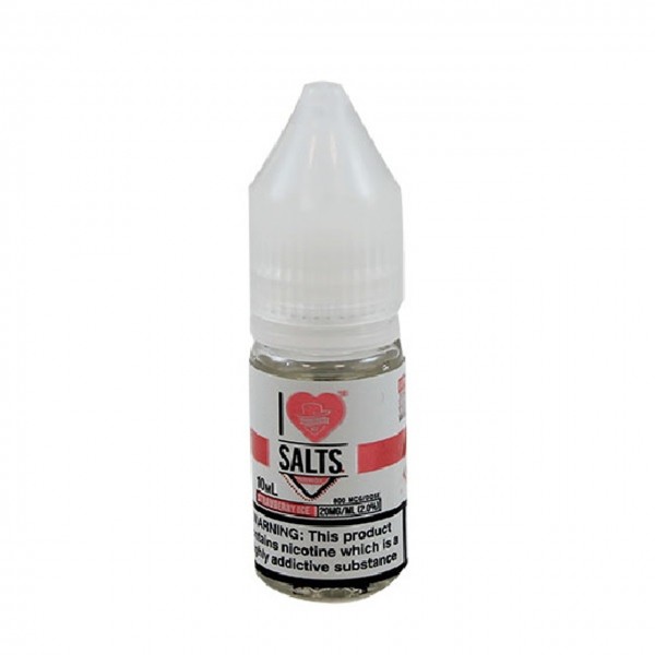 Strawberry Ice I Love Salts 20mg 10ml Salt E Liquid By Mad Hatter Juice