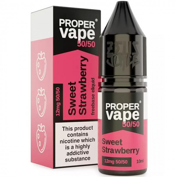 Sweet Strawberry Nic Salt E Liquid 10ml by Proper Vape