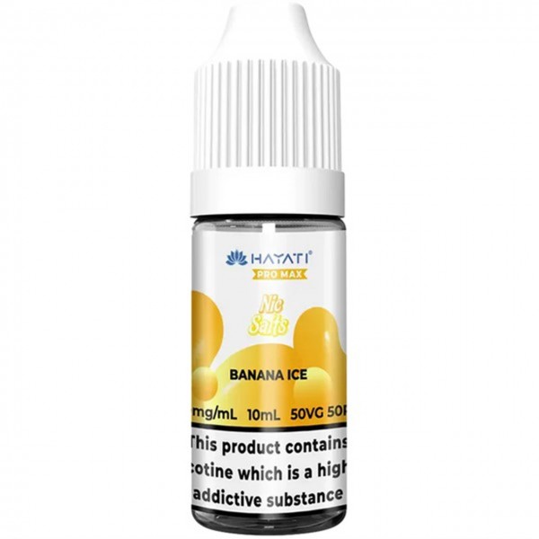 Banana Ice Nic Salt E Liquid 10ml By Hayati Pro Max
