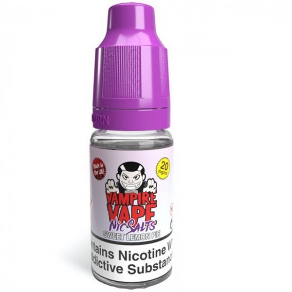 Sweet Lemon Pie Nic Salt E Liquid 10ml By Vampire Vape