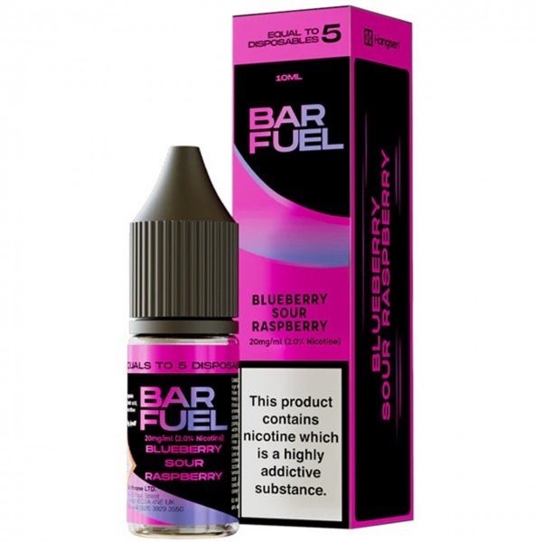 Blueberry Sour Raspberry Bar Fuel Nic Salt E Liquid 10ml by Hangsen