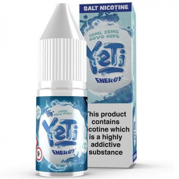 Energy Ice Nic Salt E Liquid 10ml By Yeti