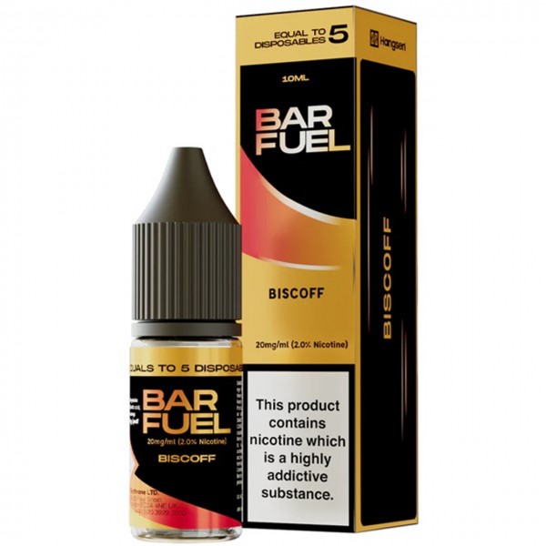 Biscoff Bar Fuel Nic Salt E Liquid 10ml by Hangsen