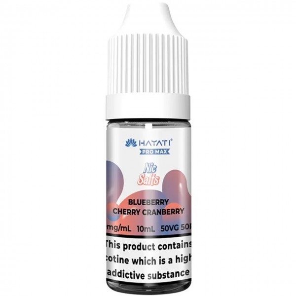 Blueberry Cherry Cranberry Nic Salt E Liquid 10ml By Hayati Pro Max