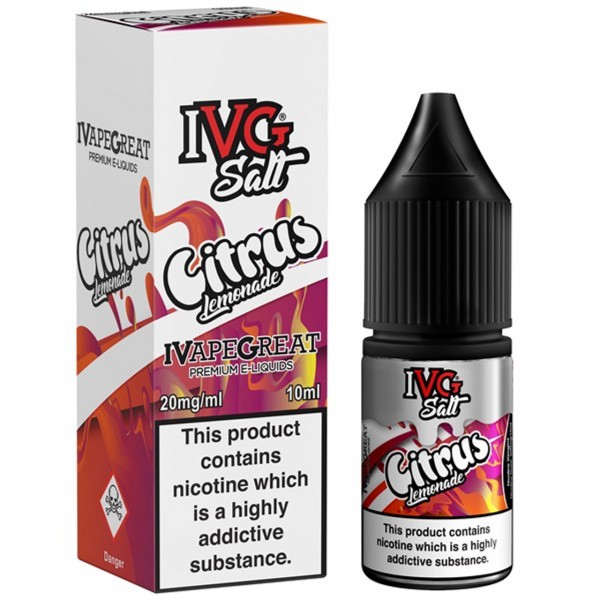 Citrus Lemonade Nic Salt E Liquid 10ml By I VG