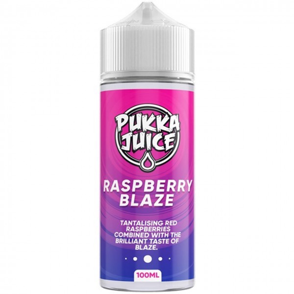 Raspberry Blaze E Liquid 100ml Shortfill by Pukka Juice