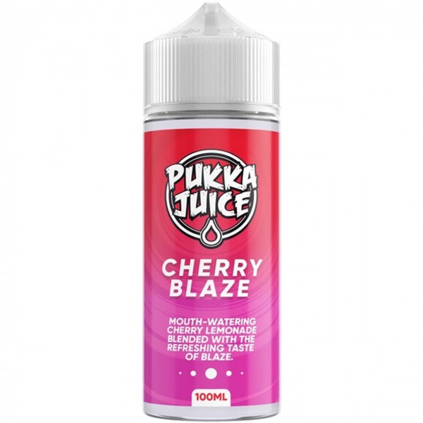 Cherry Blaze E Liquid 100ml Shortfill by Pukka Juice
