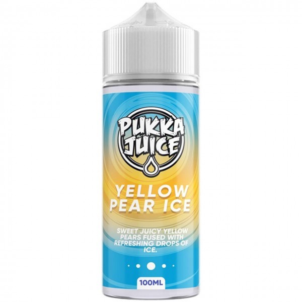 Yellow Pear Ice E Liquid 100ml Shortfill by Pukka Juice