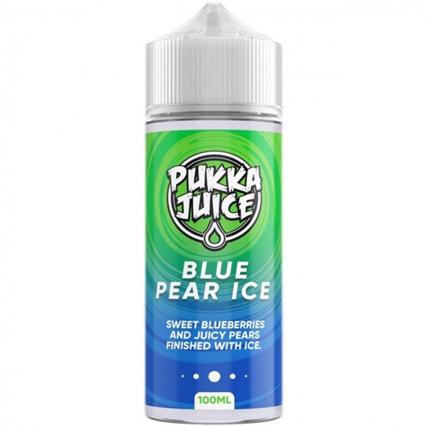 Blue Pear Ice E Liquid 100ml Shortfill by Pukka Juice