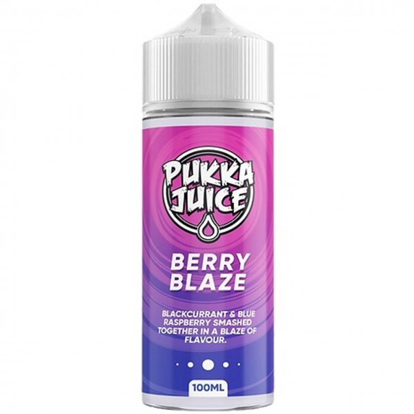 Berry Blaze E Liquid 100ml Shortfill by Pukka Juice
