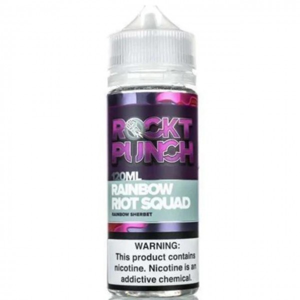 Rainbow Riot Squad E Liquid 100ml Shortfill By Rockt Punch