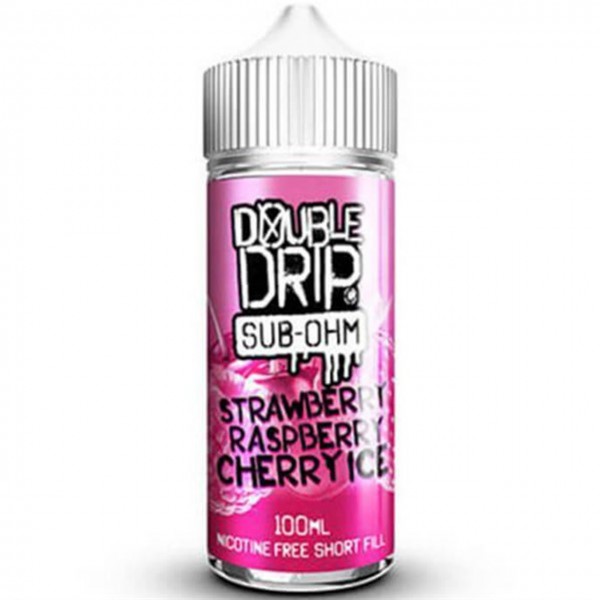 Strawberry Raspberry Cherry Ice E Liquid 100ml by Double Drip