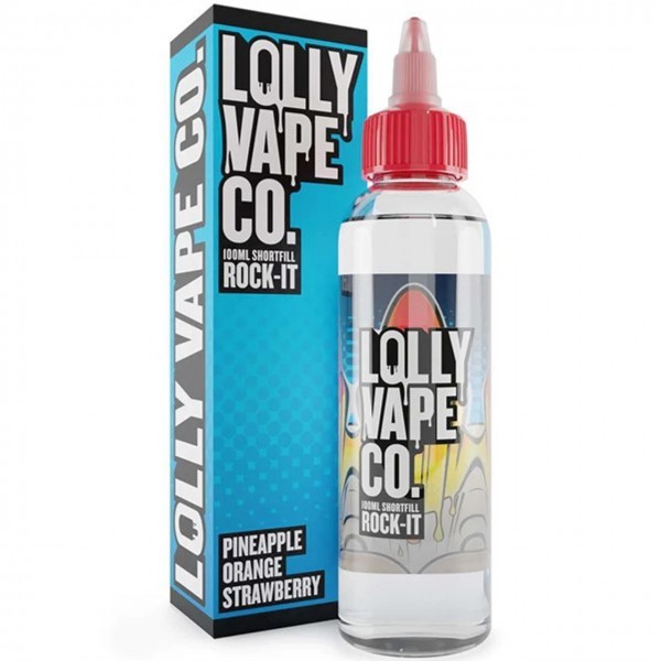 Rock It E Liquid 100ml Shortfill By Lolly Vape Co