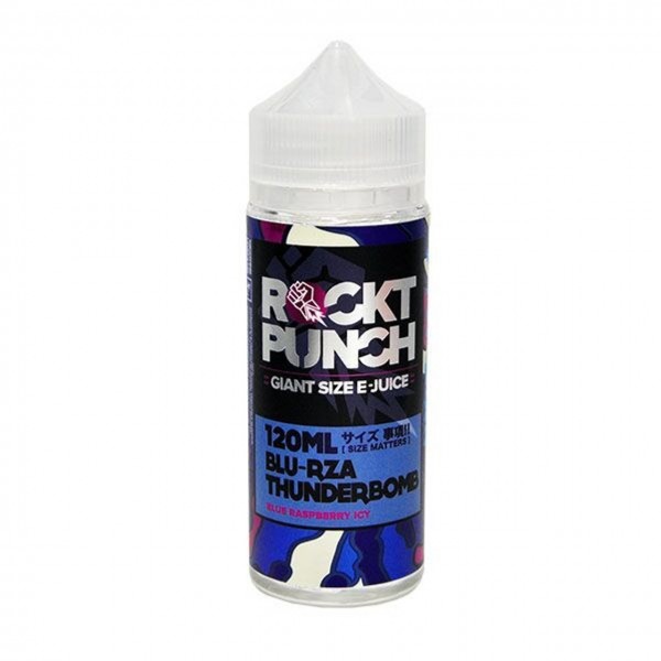 Blue Rza Thunderbomb E Liquid 100ml Shortfill By Rockt Punch