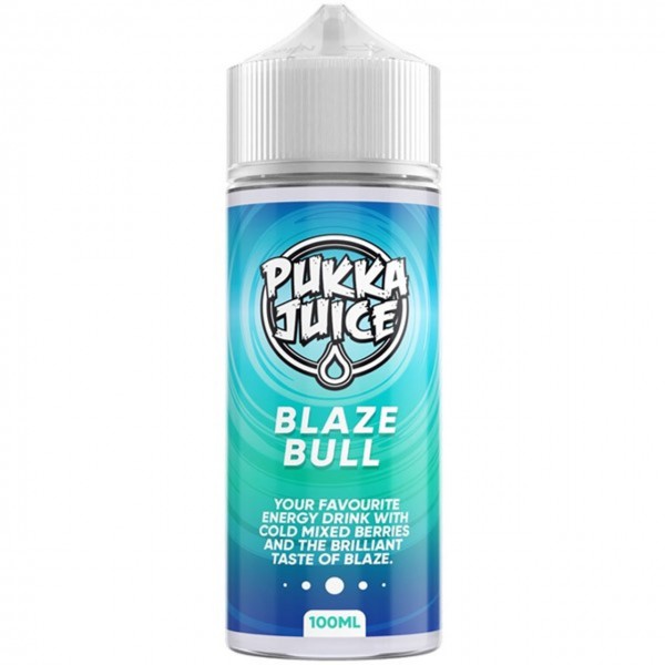 Blaze Bull E Liquid 100ml Shortfill by Pukka Juice