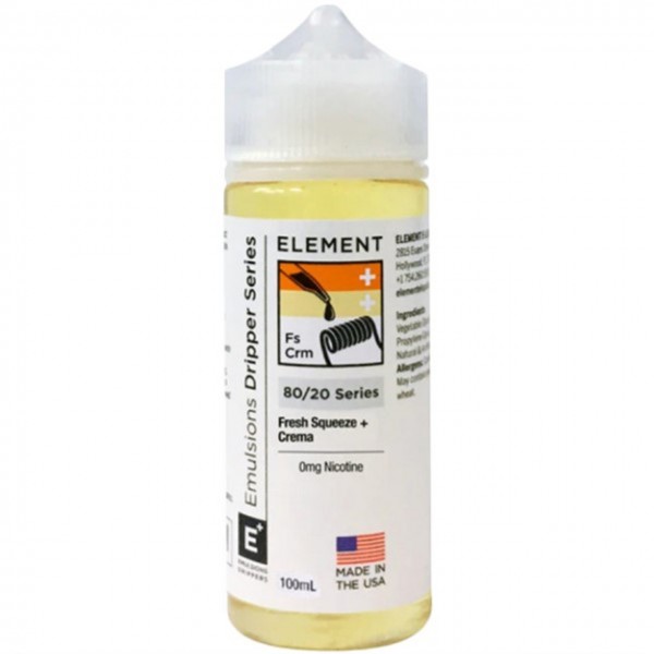 Fresh Squeeze & Crema E Liquid 100ml by Element