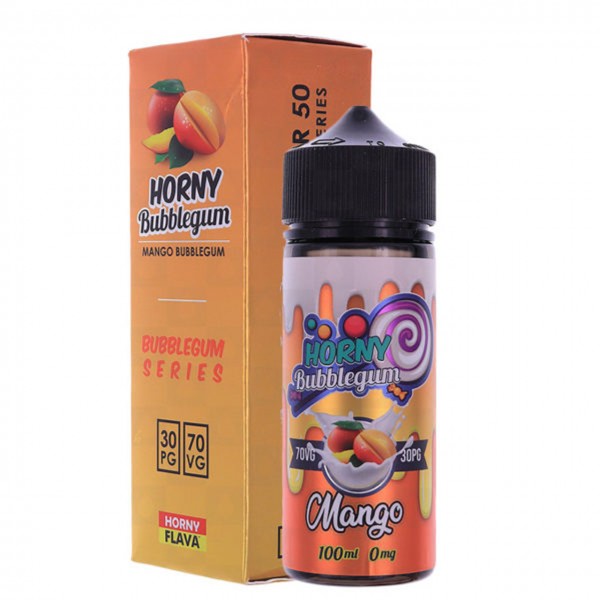 Mango Horny Bubblegum E Liquid 100ml Shortfill by Horny Flava