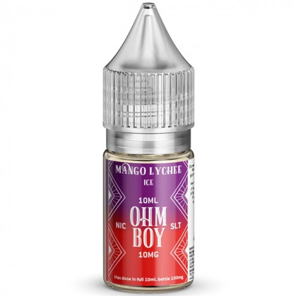 Mango Lychee Ice Nic Salt 10ml E Liquid By Ohm Boy SLT