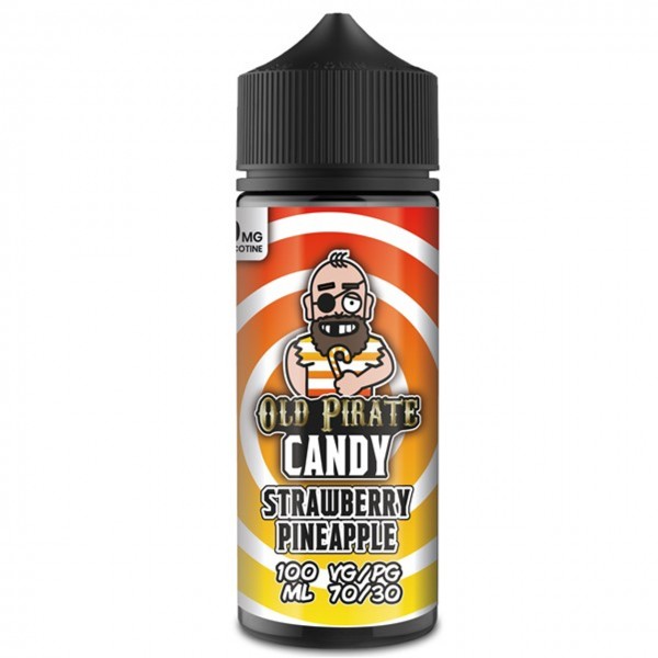 Strawberry Pineapple E Liquid 100ml by Old Pirate Candy