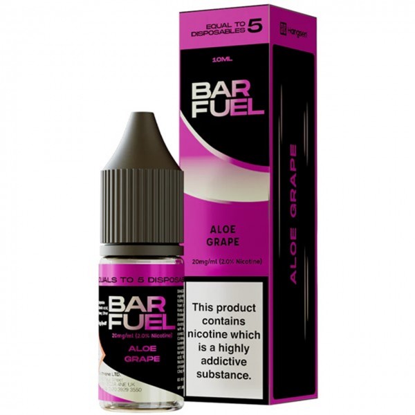 Aloe Grape Bar Fuel Nic Salt E Liquid 10ml by Hangsen