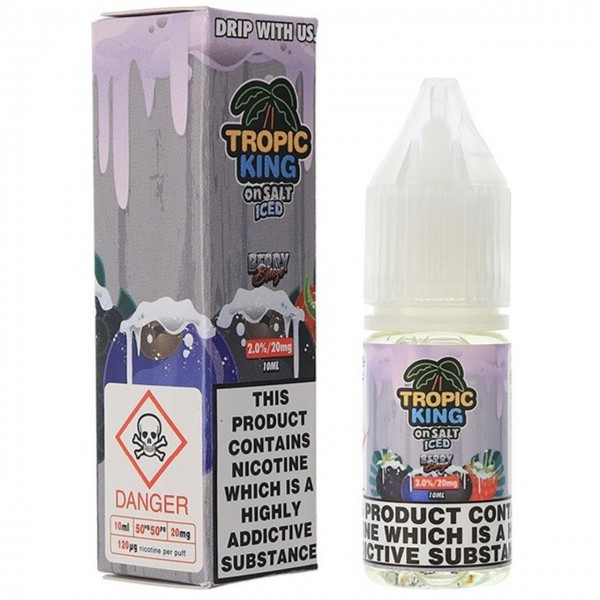 Iced Berry Breeze Nic Salt E Liquid 10ml By Tropic King