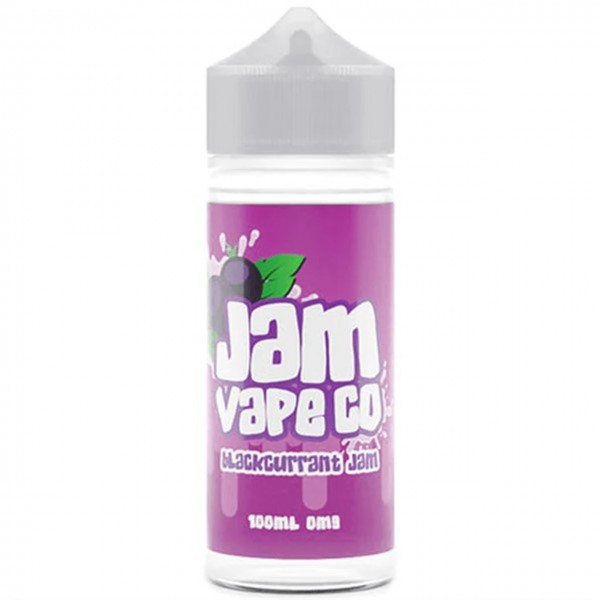 Blackcurrant Jam E Liquid 100ml Shortfill By Jam Vape Co