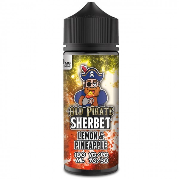 Lemon & Pineapple E Liquid 100ml by Old Pirate Sherbet