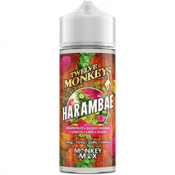 Harambae E Liquid 100ml By Twelve Monkeys