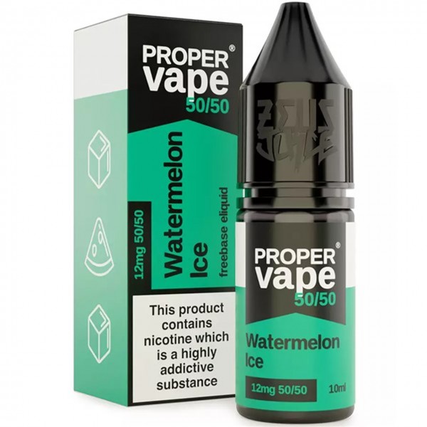 Watermelon Ice Nic Salt E Liquid 10ml by Proper Vape
