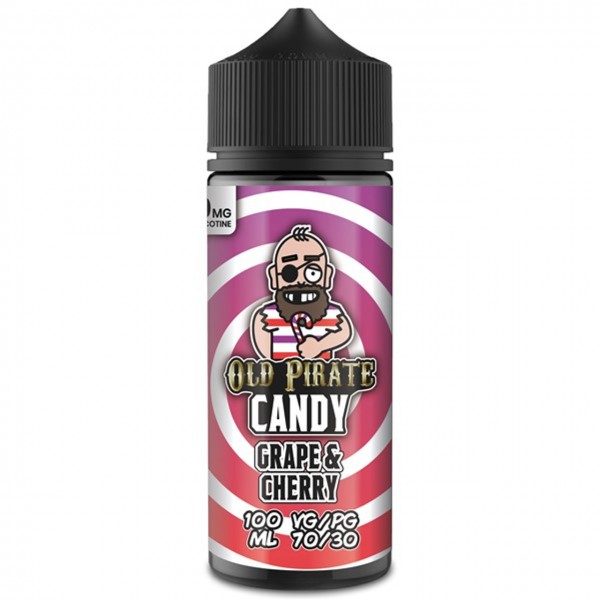 Grape & Cherry E Liquid 100ml by Old Pirate Candy