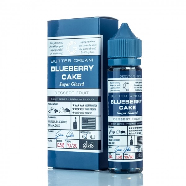 Blueberry Cake E Liquid 50ml Shortfill by Glas Basix