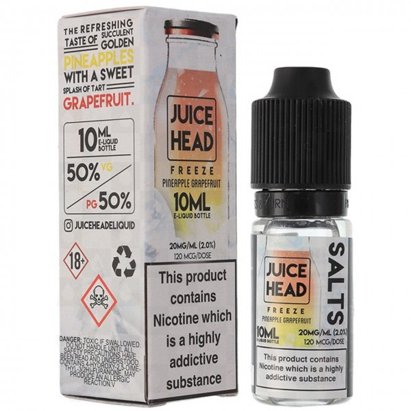 Pineapple Grapefruit Freeze Nic Salt E Liquid 10ml by Juice Head