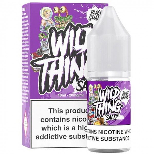 Black Grape Nic Salt E Liquid 10ml By Wild Thing