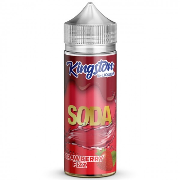 Strawberry Fizz Soda E Liquid 100ml by Kingston