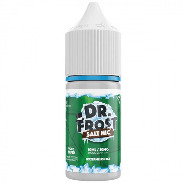 Watermelon Ice Nic Salt 20mg E Liquid 10ml By Dr Frost
