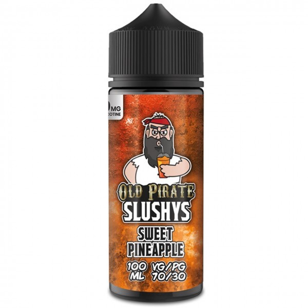 Sweet Pineapple E Liquid 100ml by Old Pirate Slushys