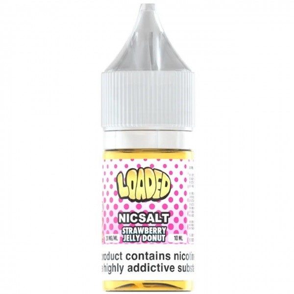 Strawberry Jelly Donut Nic Salt E Liquid 10ml by Loaded