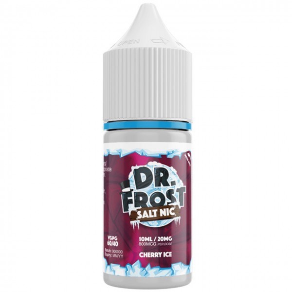 Cherry Ice Nic Salt 20mg E Liquid 10ml By Dr Frost