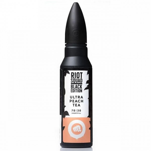 Ultra Peach Tea E Liquid 50ml by Riot Squad Black Edition