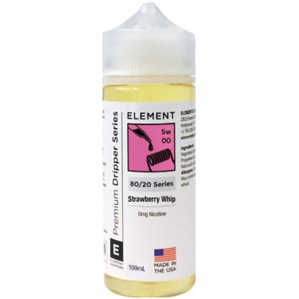 Strawberry Whip E Liquid 100ml by Element